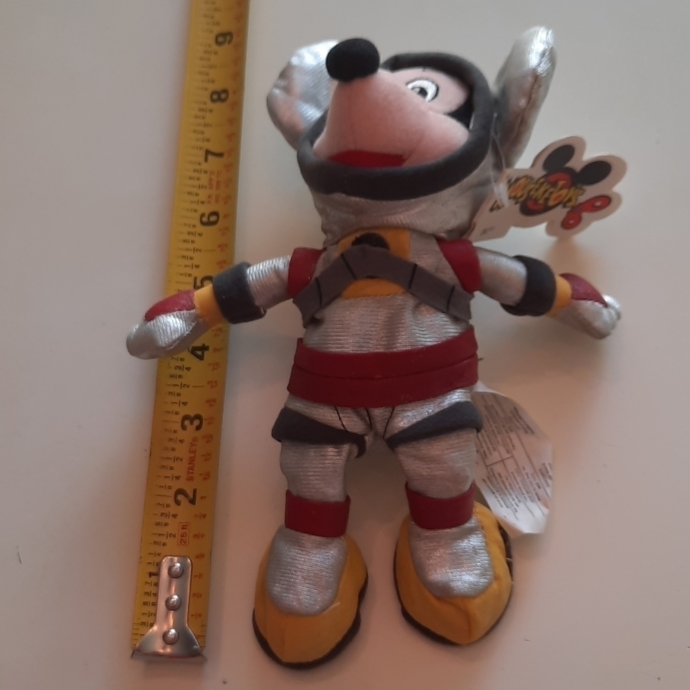 Disney Parks Mouseketoys Mickey Mouse space bean bag new with tags - Picture 7 of 7